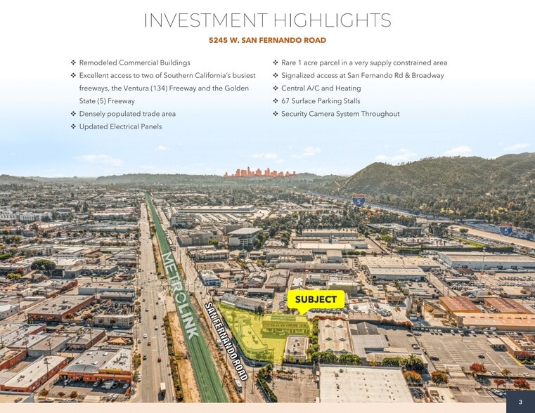 5223-5245 W San Fernando Rd, Los Angeles, CA à louer - Aérien – Image 3 sur 22
