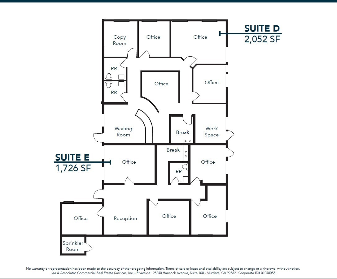 43471 Ridge Park Dr, Temecula, CA à louer Plan d’étage– Image 1 sur 1