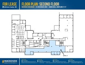 25 Crossroads Dr, Owings Mills, MD à louer Plan d’étage– Image 1 sur 1