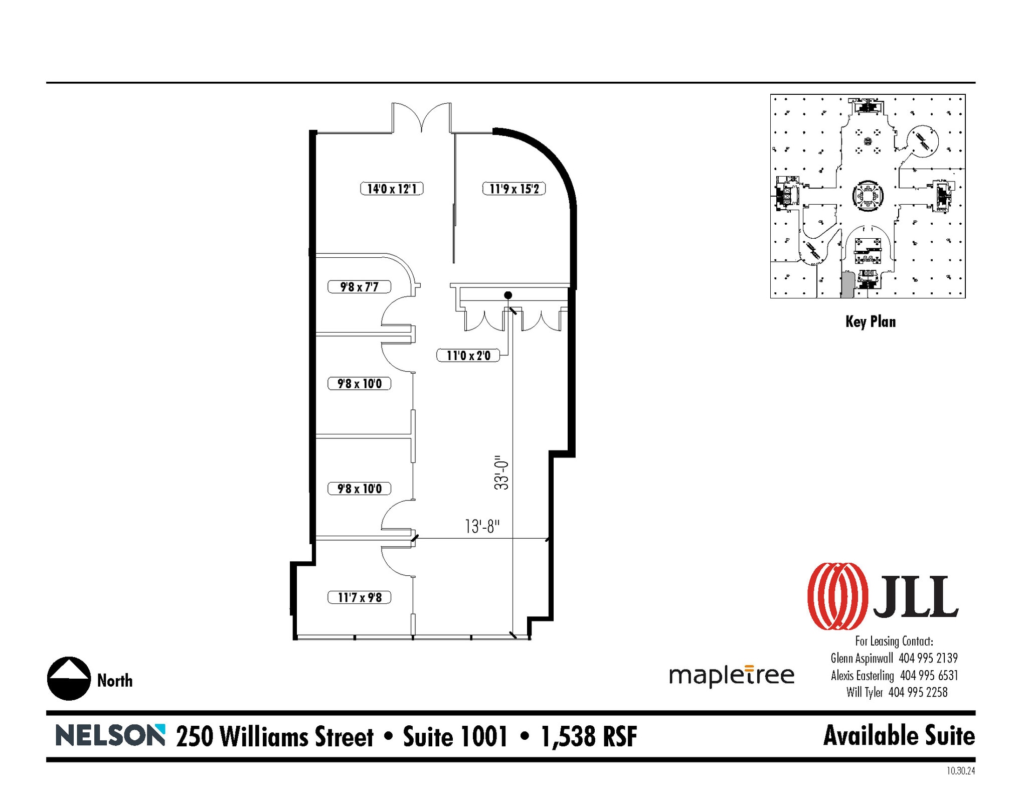 250 Williams St NW, Atlanta, GA à louer Plan d’étage– Image 1 sur 1