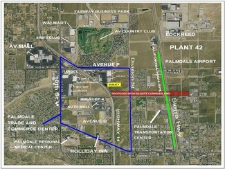 Plus de détails pour Highway 14 and P-4 Ave, Palmdale, CA - Terrain à vendre