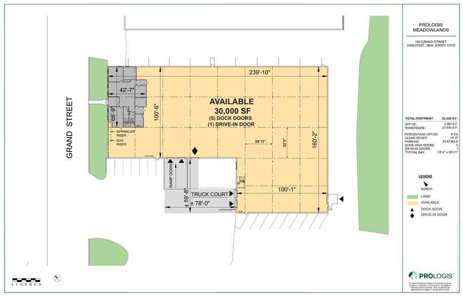 140 Grand St, Carlstadt, NJ à louer - Plan de site – Image 2 sur 2