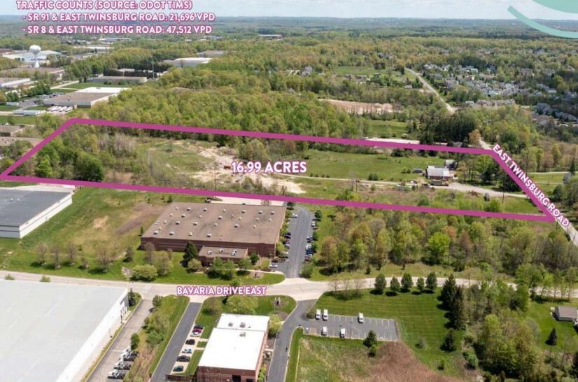 1285 Twinsburg Rd E, Macedonia, OH à vendre - Aérien – Image 2 sur 5