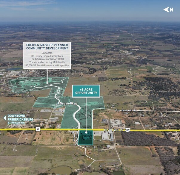 2253 S US Highway 87, Fredericksburg, TX à vendre - Aérien – Image 2 sur 5