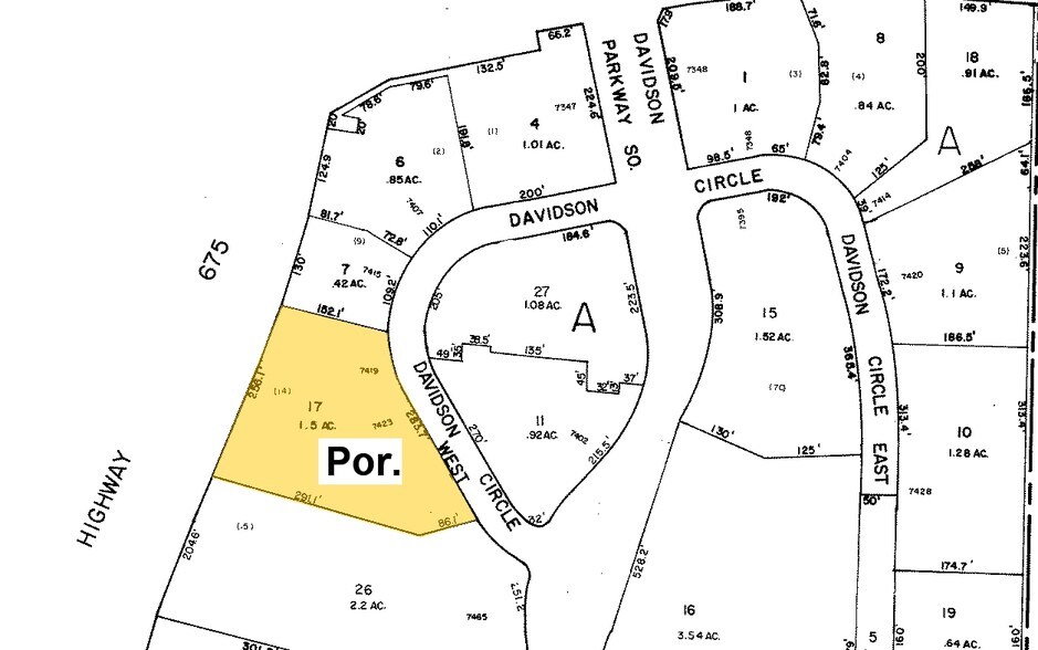 7423 Davidson Cir W, Stockbridge, GA à vendre - Plan cadastral – Image 3 sur 8