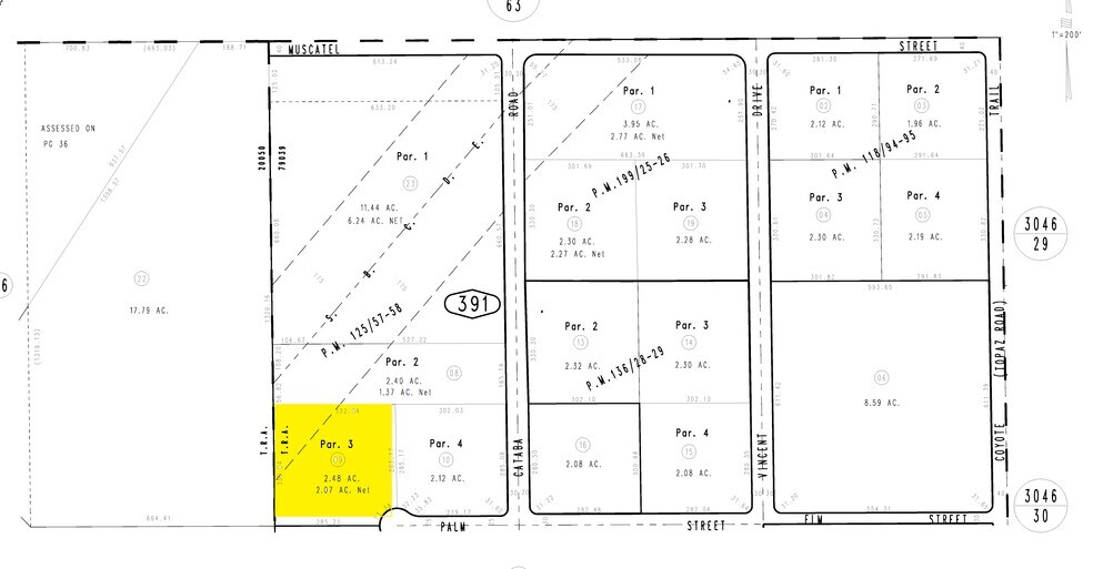 12625 Palm St, Oak Hills, CA à vendre - Plan cadastral – Image 2 sur 6