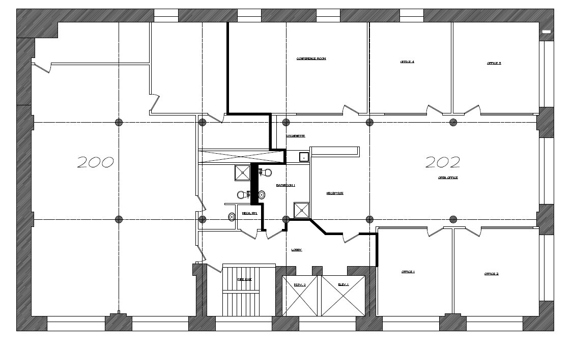 1101 Lucas Ave, Saint Louis, MO à louer Plan d’étage– Image 1 sur 1