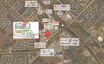 NWQ of SH-6 and William D. Fitch Parkway, College Station, TX - Vue aérienne vue de carte