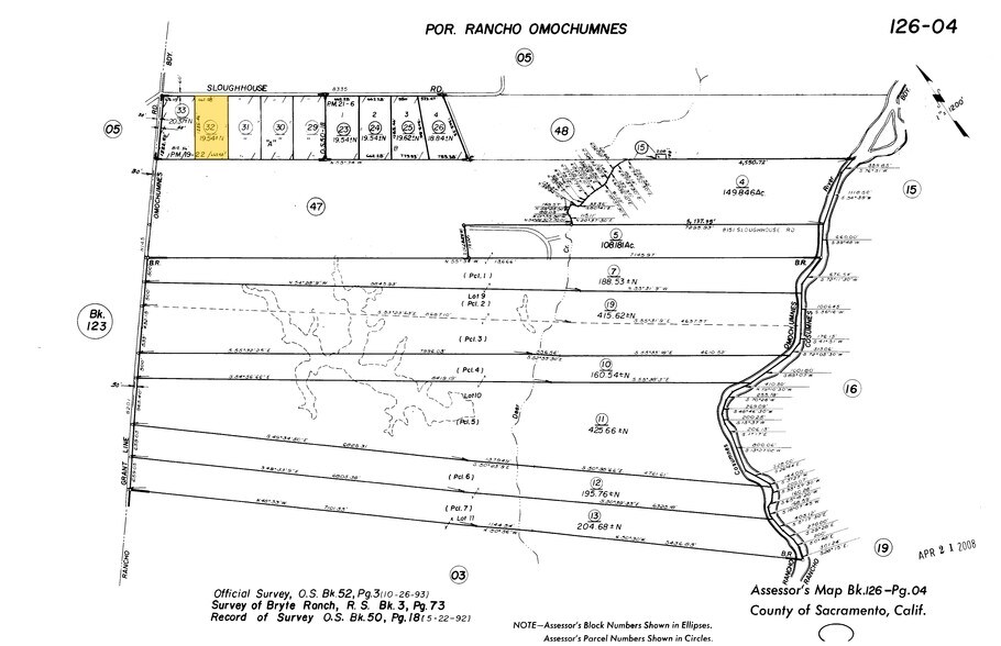 Sloughhouse Rd, Elk Grove, CA à vendre - Plan cadastral – Image 2 sur 2