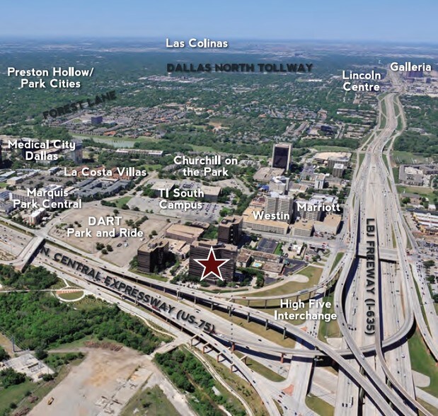 12801 N Central Expy, Dallas, TX à louer - Aérien – Image 3 sur 20