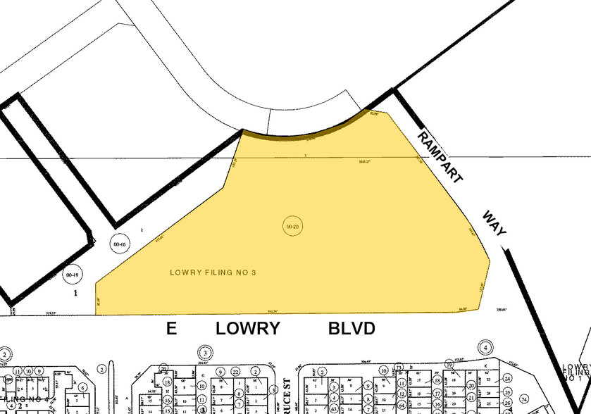 7901 E Lowry Blvd, Denver, CO à vendre - Plan cadastral – Image 2 sur 34