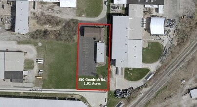 550 Goodrich Rd, Bellevue, OH - VUE AÉRIENNE  vue de carte