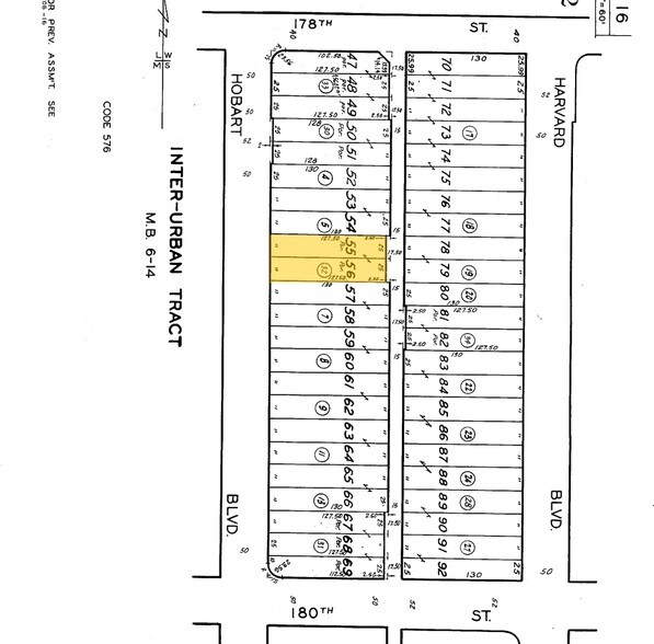 17832 S Hobart Blvd, Gardena, CA à louer - Plan cadastral – Image 3 sur 3