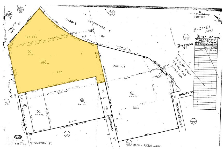 3980 Sherman St, San Diego, CA à louer - Plan cadastral – Image 2 sur 7