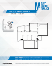 3470 Mt Diablo Blvd, Lafayette, CA à louer Plan d’étage– Image 1 sur 1