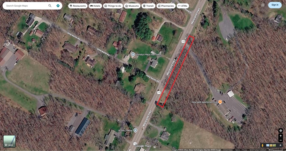 3852 Maryland Hwy, Oakland, MD à vendre - Aérien – Image 1 sur 2