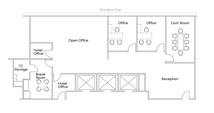1450 Frazee Rd, San Diego, CA à louer Plan d’étage– Image 1 sur 1