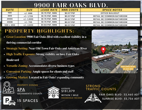 9900-9912 Fair Oaks Blvd, Fair Oaks, CA à louer Photo de l’immeuble– Image 2 sur 2