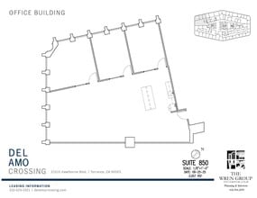 21515 Hawthorne Blvd, Torrance, CA à louer Plan d’étage– Image 1 sur 3