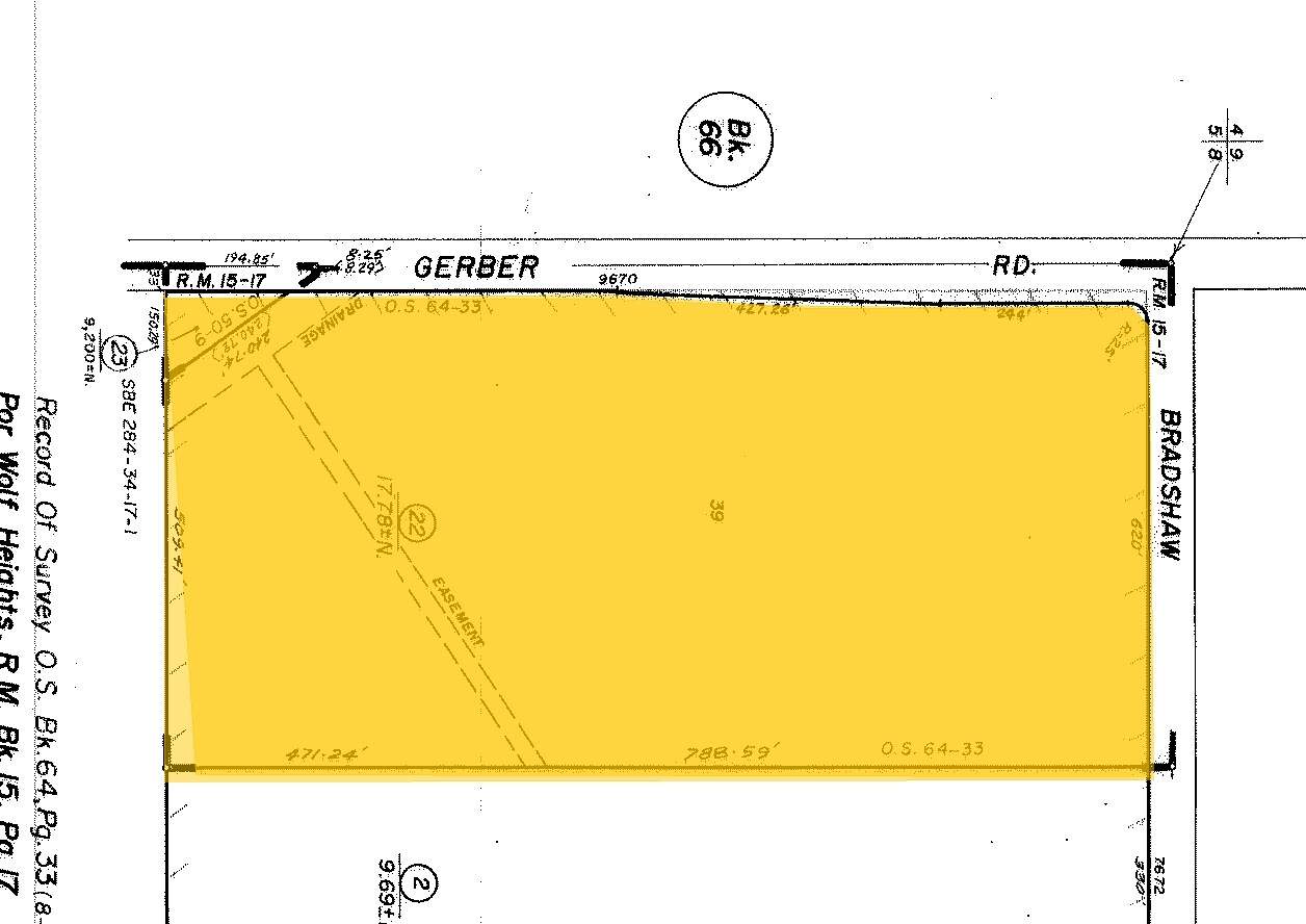 9670 Gerber Rd, Sacramento, CA à vendre Plan cadastral– Image 1 sur 2