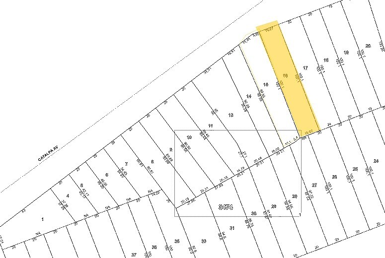 58-50 Catalpa Ave, Ridgewood, NY à vendre - Plan cadastral – Image 1 sur 1