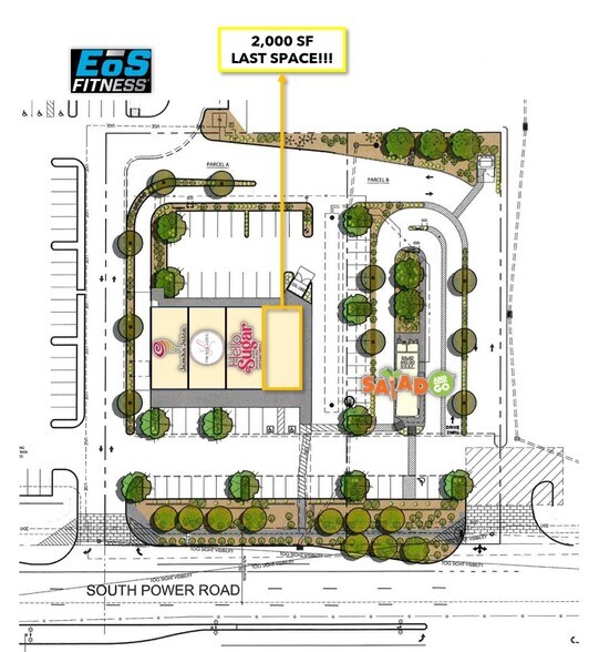 7494 S Power Rd, Gilbert, AZ à louer - Plan de site – Image 3 sur 3