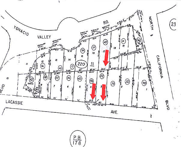 1756 Lacassie Ave, Walnut Creek, CA à vendre - Plan cadastral – Image 3 sur 3