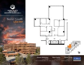 5690 DTC Blvd, Greenwood Village, CO à louer Plan d’étage– Image 1 sur 1