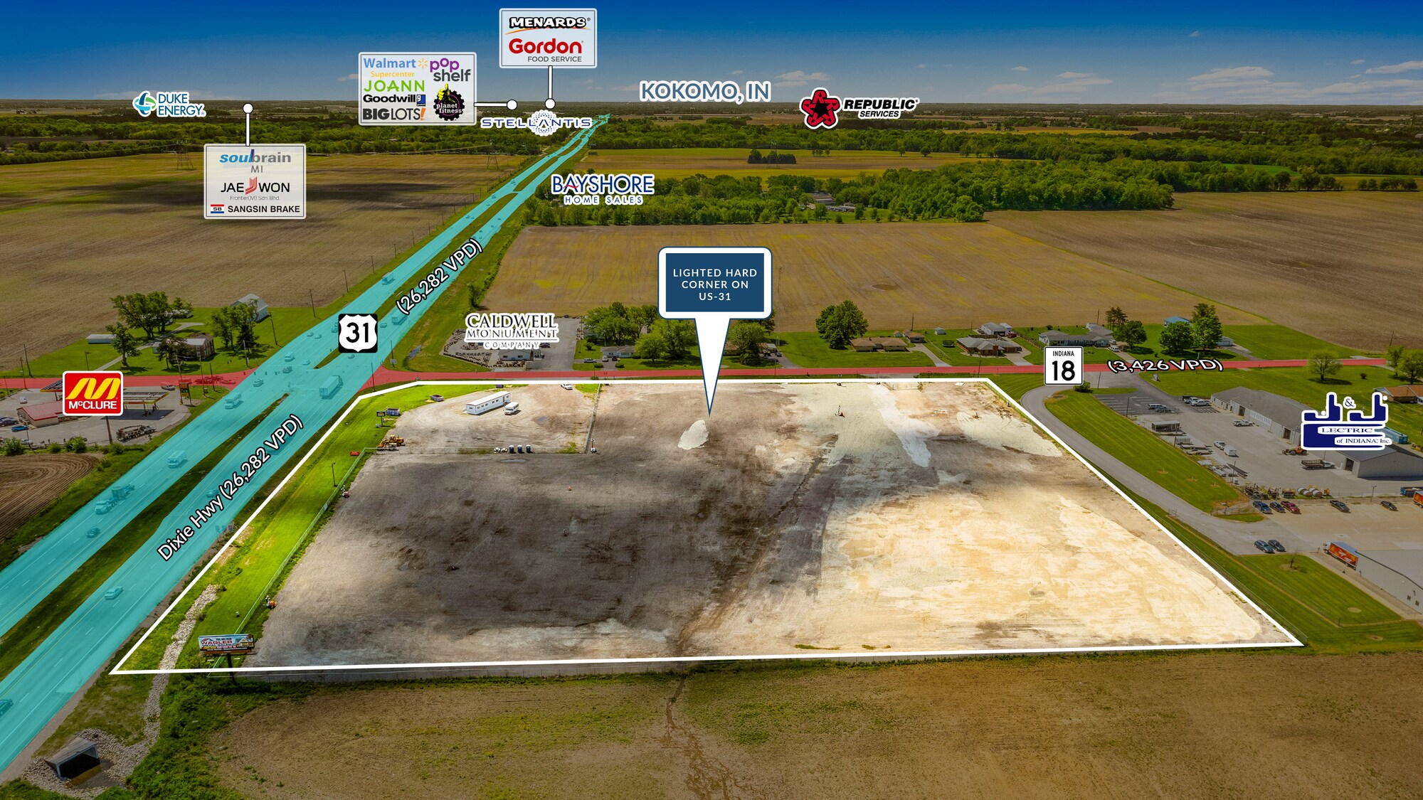 3050 State Road 18, Kokomo, IN à vendre Aérien– Image 1 sur 20