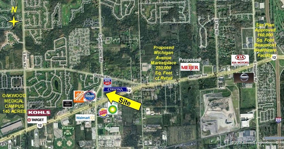 4315 Old Canton Center Rd, Canton, MI à louer - Aérien – Image 3 sur 10
