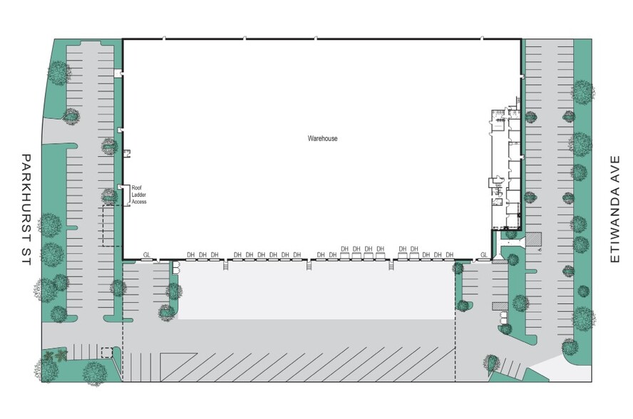 4325 Etiwanda Ave, Jurupa Valley, CA à louer - Plan de site – Image 3 sur 5