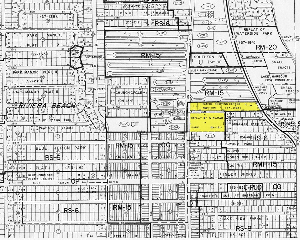 2900-3002 Broadway, Riviera Beach, FL à vendre Plan cadastral– Image 1 sur 2