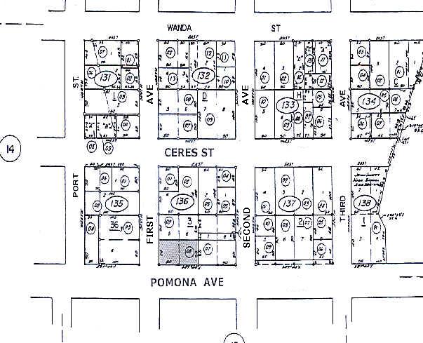 1326-1332 Pomona St, Crockett, CA à louer - Plan cadastral – Image 2 sur 3