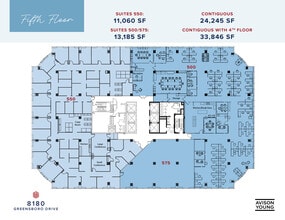 8180-8200 Greensboro Dr, McLean, VA à louer Plan d’étage– Image 1 sur 1