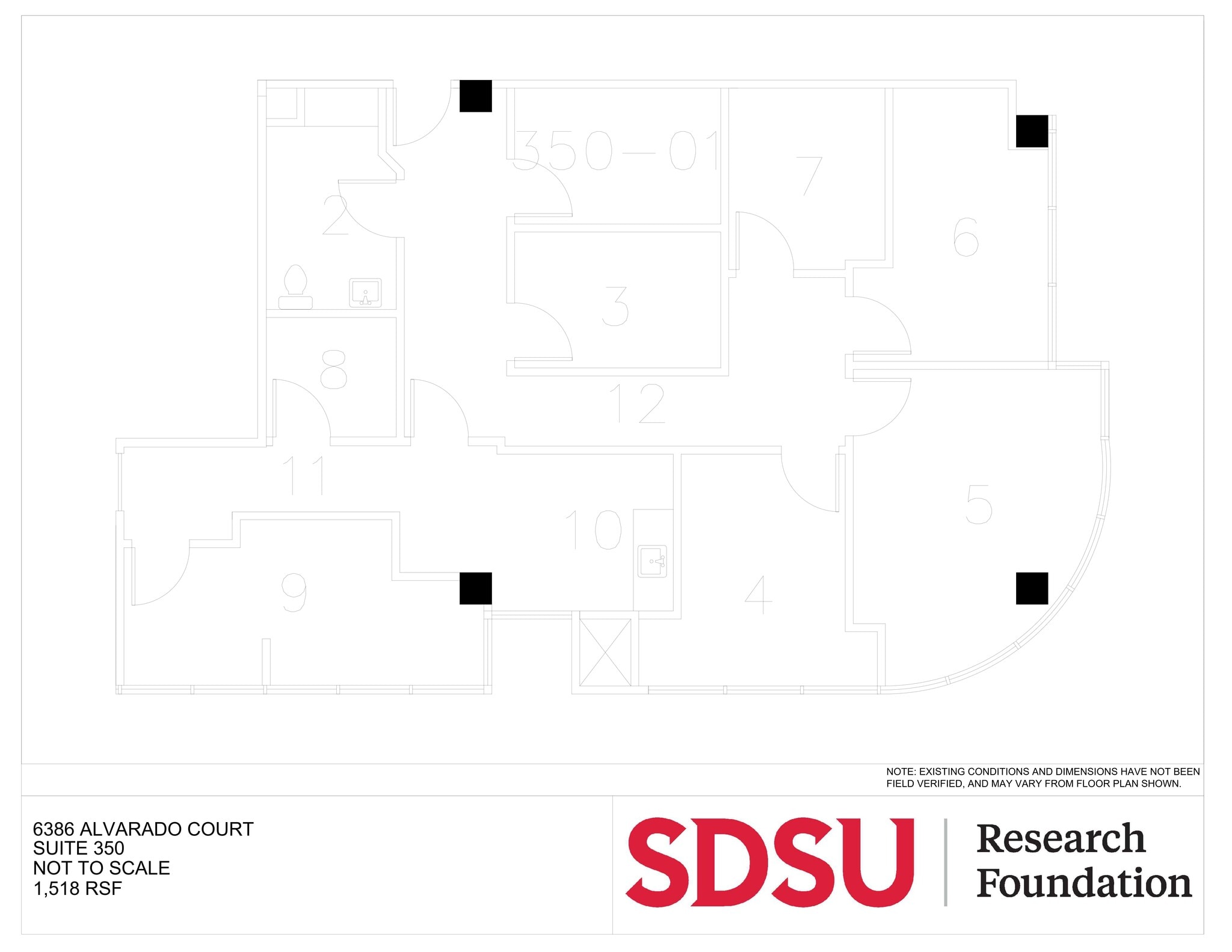 6475 Alvarado Rd, San Diego, CA à louer Plan de site– Image 1 sur 1