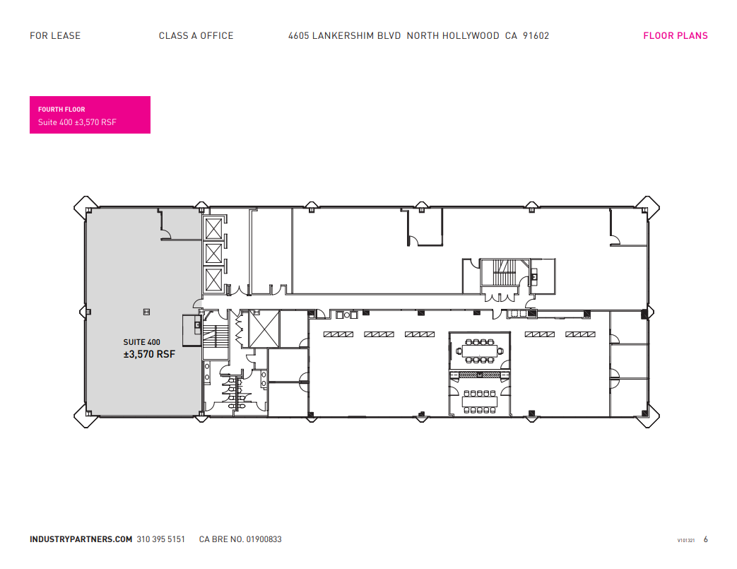 4605 Lankershim Blvd, North Hollywood, CA à louer Plan d’étage– Image 1 sur 1