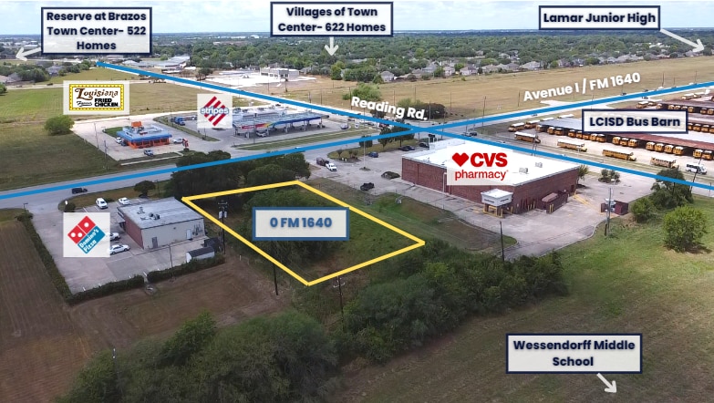 0 FM 1640 Rd, Rosenberg, TX à louer - Aérien – Image 2 sur 3