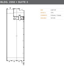 2375 Michael Faraday Dr, San Diego, CA à louer Plan d’étage– Image 2 sur 2