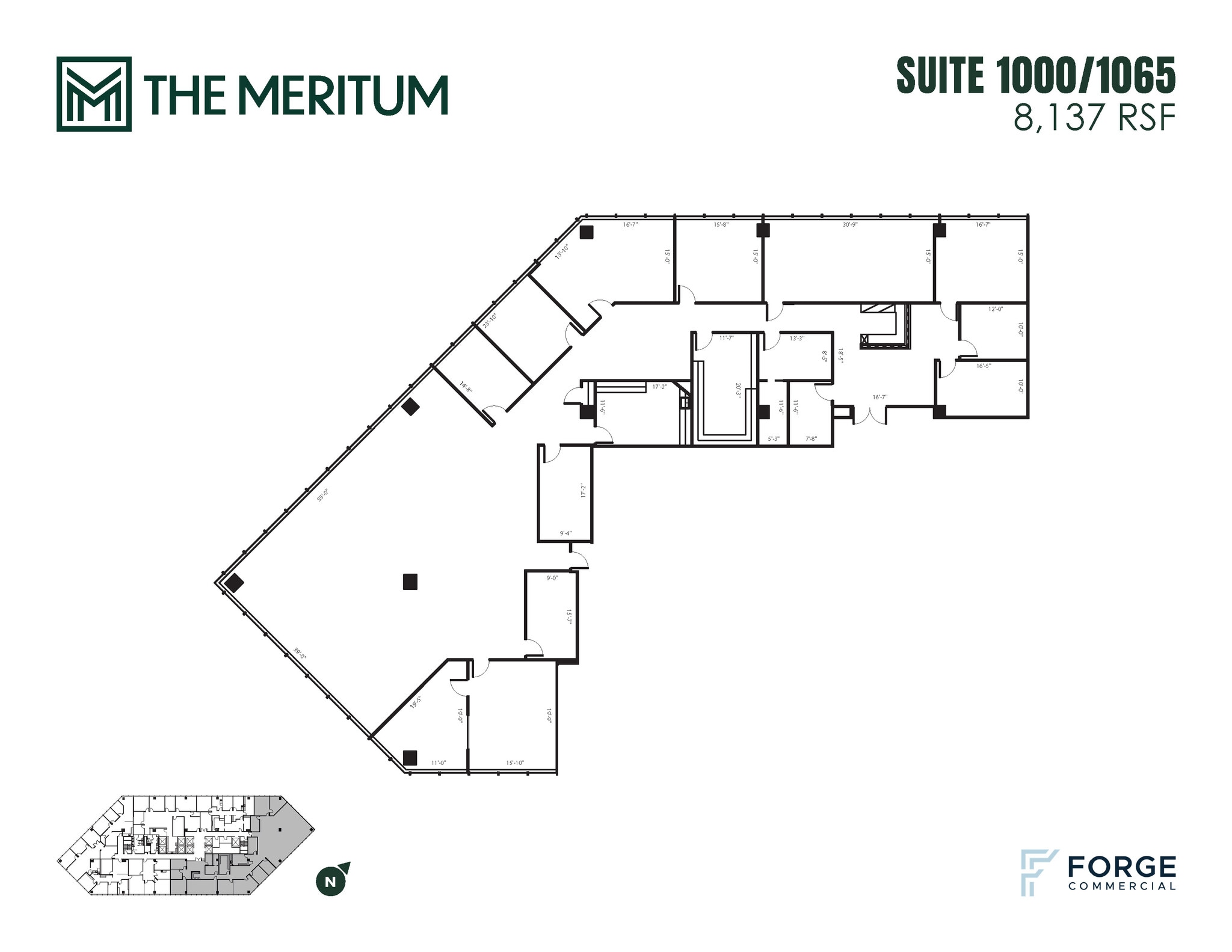12221 Merit Dr, Dallas, TX à louer Plan d’étage– Image 1 sur 1