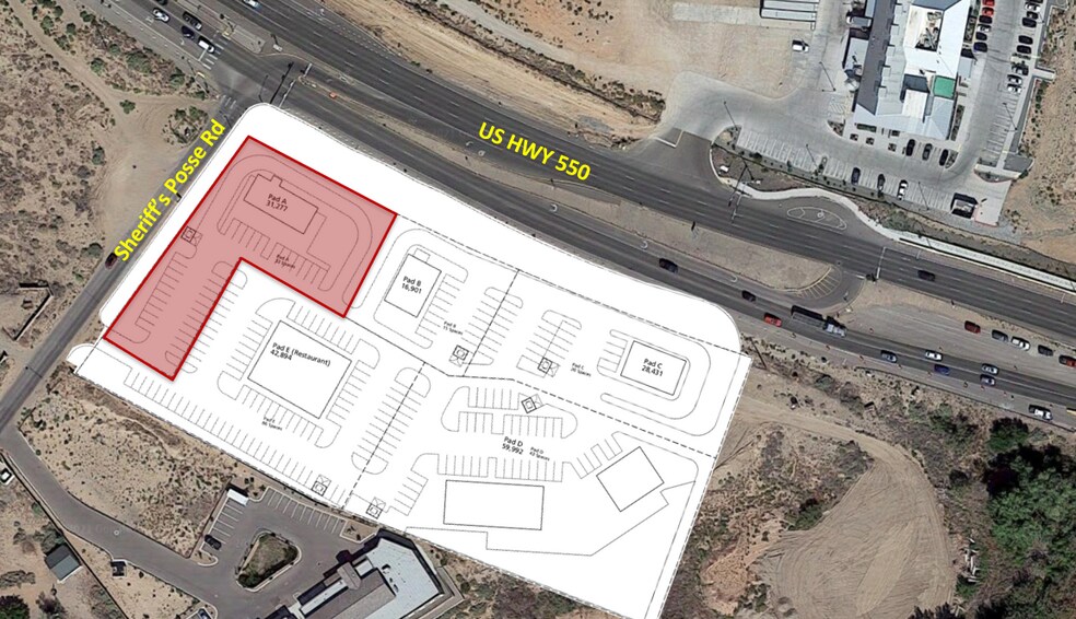 781 W Highway 550, Bernalillo, NM à louer - Photo de l’immeuble – Image 2 sur 3