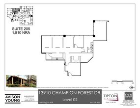 13910 Champion Forest Dr, Houston, TX à louer Plan de site– Image 1 sur 1