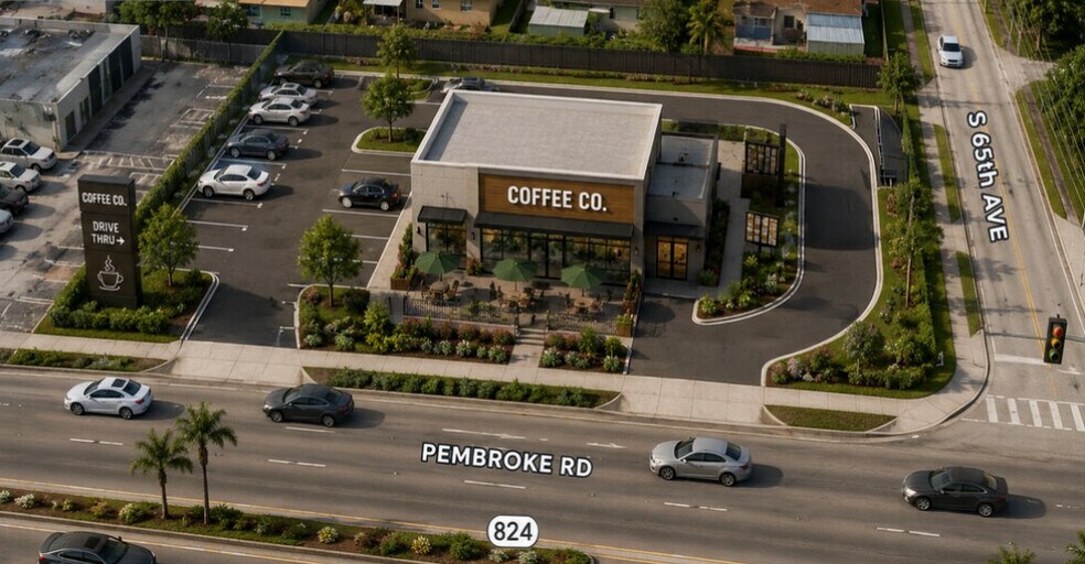 6501 Pembroke Rd, Hollywood, FL à louer - Photo de l’immeuble – Image 2 sur 6