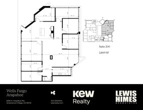 9350 E Arapahoe Rd, Greenwood Village, CO à louer Plan d’étage– Image 2 sur 13
