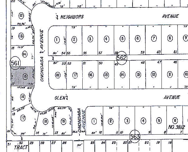 1131 N Onondaga Ave, Anaheim, CA à vendre - Plan cadastral – Image 3 sur 3