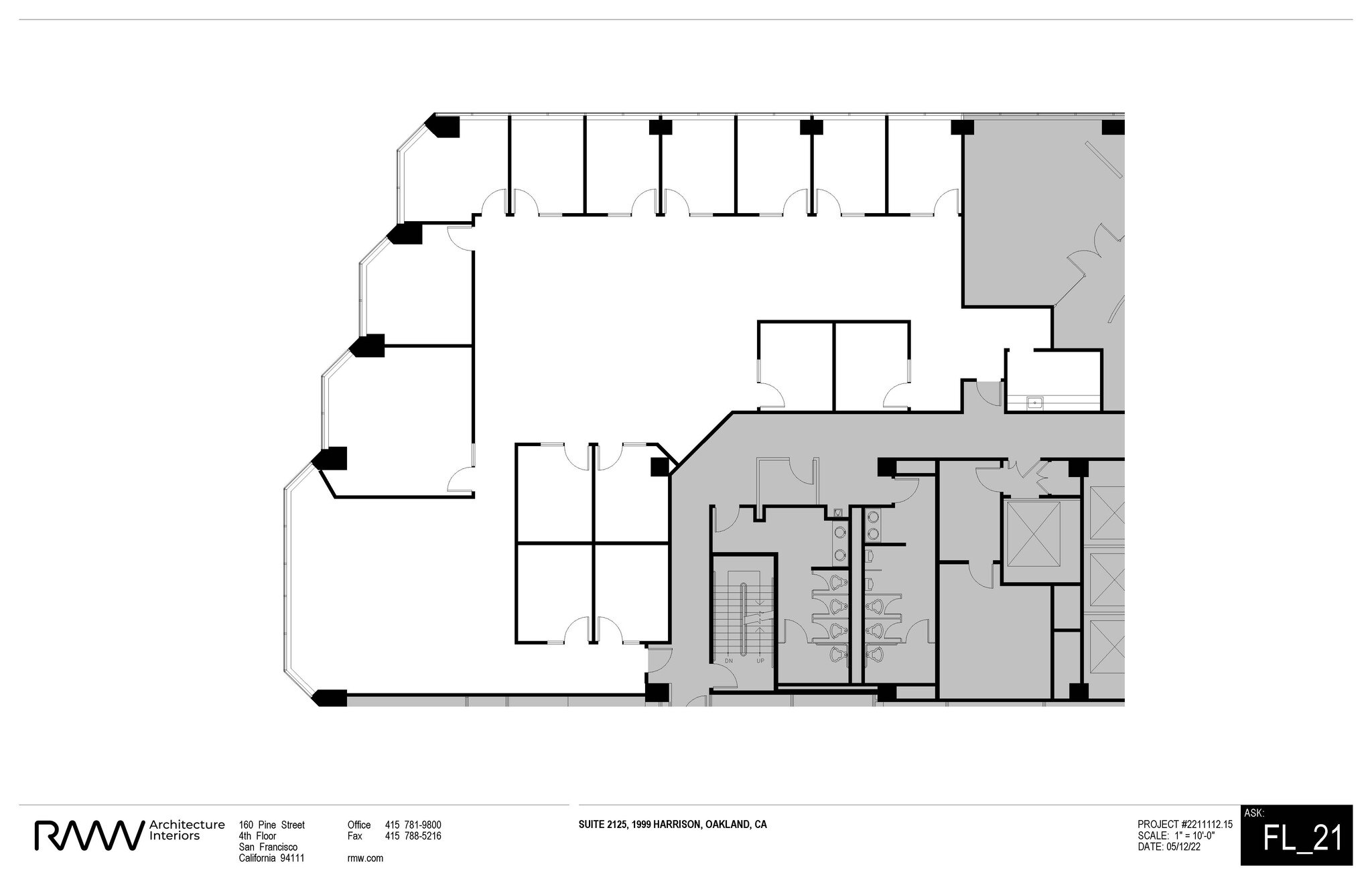 1999 Harrison St, Oakland, CA à louer Plan d’étage– Image 1 sur 1