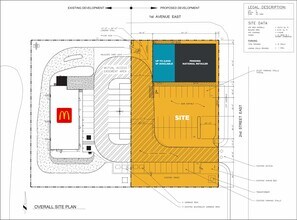 111 2nd St E, Cardston, AB à louer Plan de site– Image 1 sur 1