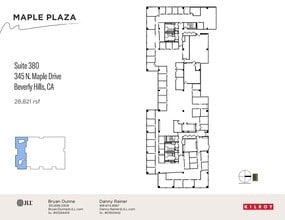 345 N Maple Dr, Beverly Hills, CA à louer Plan d’étage– Image 1 sur 1