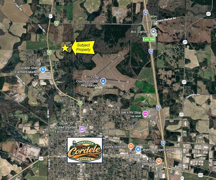167 Steel Rd, Cordele, GA à louer - Aérien – Image 3 sur 3
