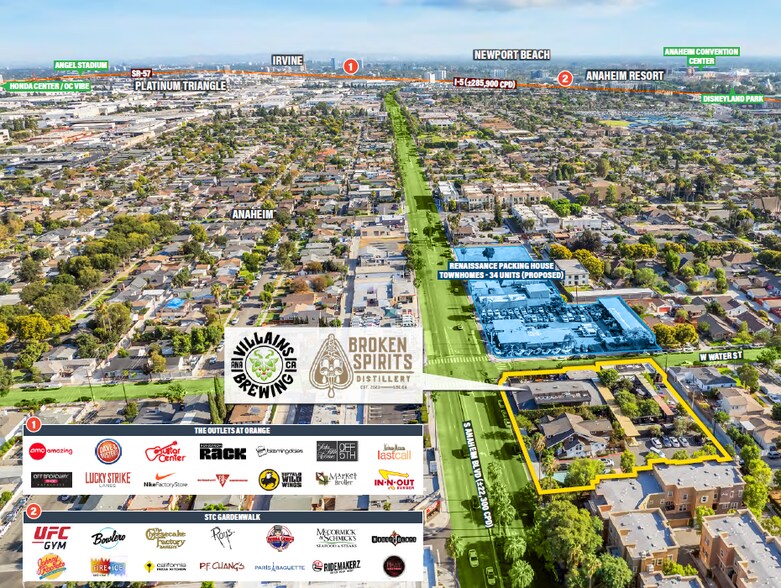 555 S Anaheim Blvd, Anaheim, CA à louer - Photo de l’immeuble – Image 2 sur 4