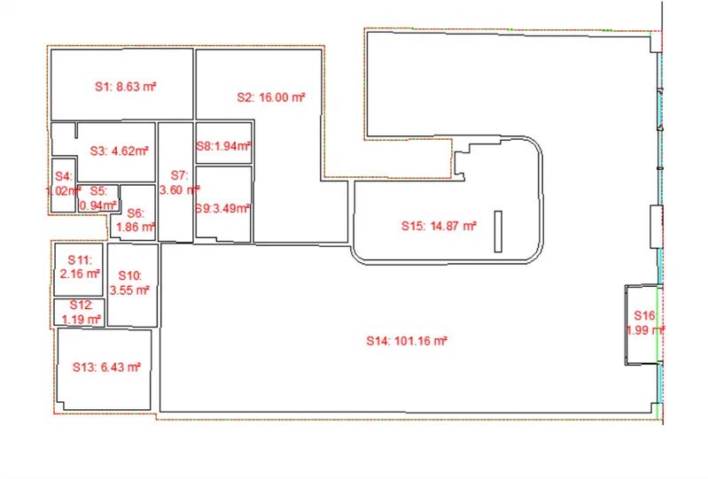Local commercial dans Évry-Courcouronnes à louer - Plan d’étage – Image 3 sur 7